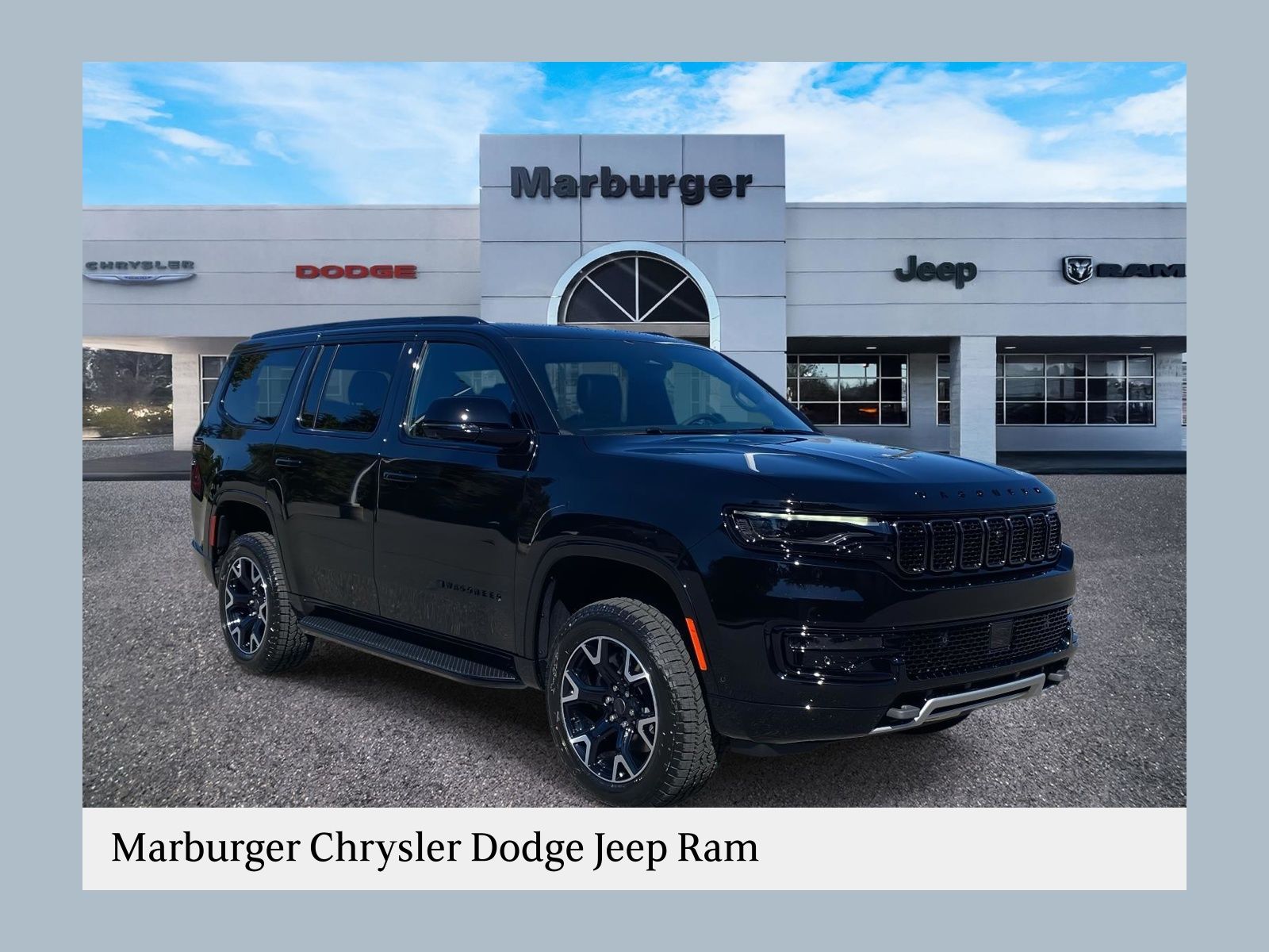 Diamond Black Crystal Pearlcoat 2025 Jeep Wagoneer Series II 4WD SUV / Crossover Four-Wheel Drive 8-Speed Automatic