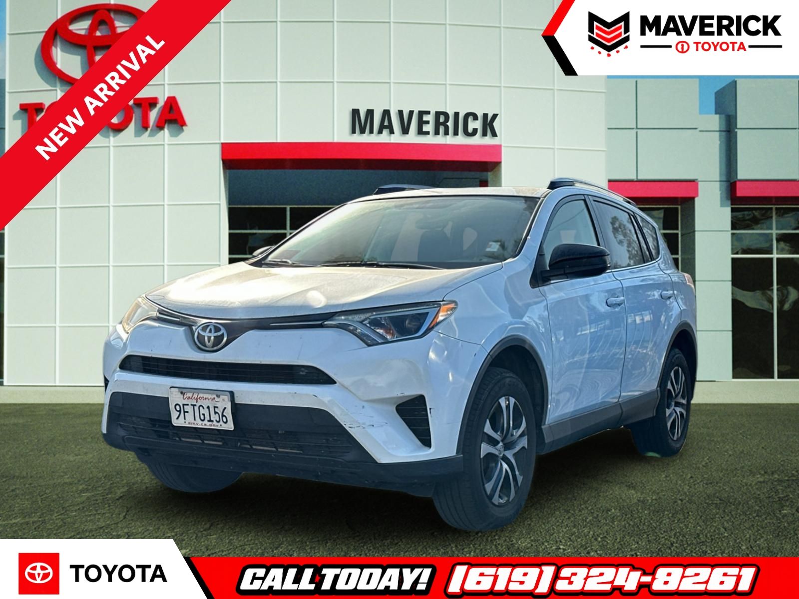Super White 2016 Toyota RAV4 SUV / Crossover Front-Wheel Drive 6-Speed Automatic