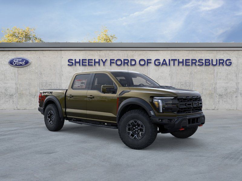 Green 2026 Ford F-150 Raptor SuperCrew 4WD Pickup Truck Four-Wheel Drive Automatic