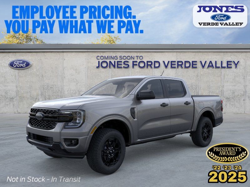 Carbonized Gray Metallic 2026 Ford Ranger XLT SuperCrew 4WD Pickup Truck Four-Wheel Drive Automatic