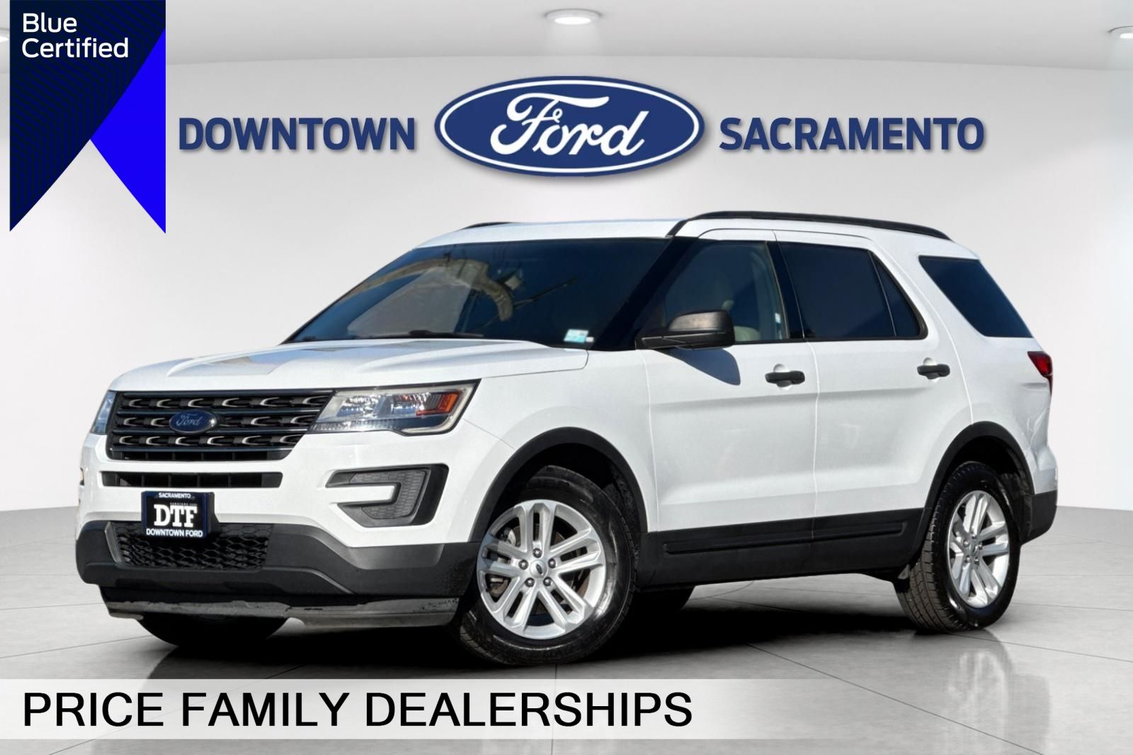 Oxford White 2017 Ford Explorer Base SUV / Crossover Front-Wheel Drive 6-Speed Automatic