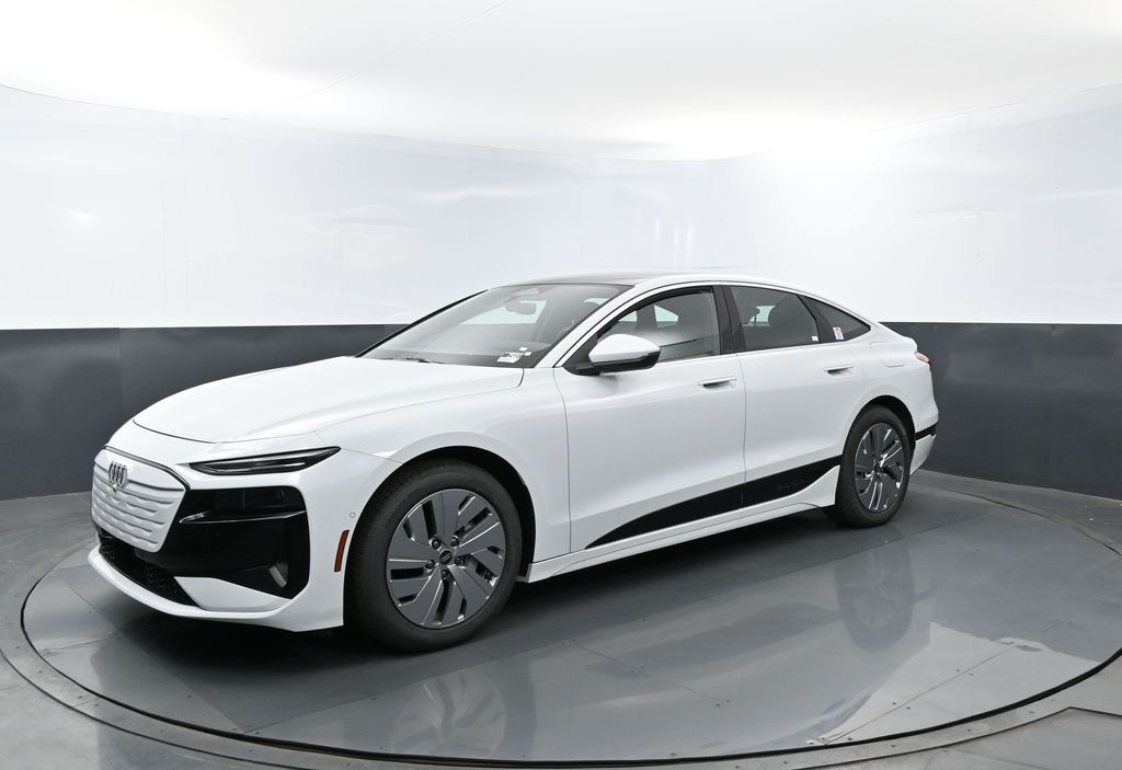 Glacier White 2025 Audi A6 e-tron Sportback Sedan All-Wheel Drive Automatic