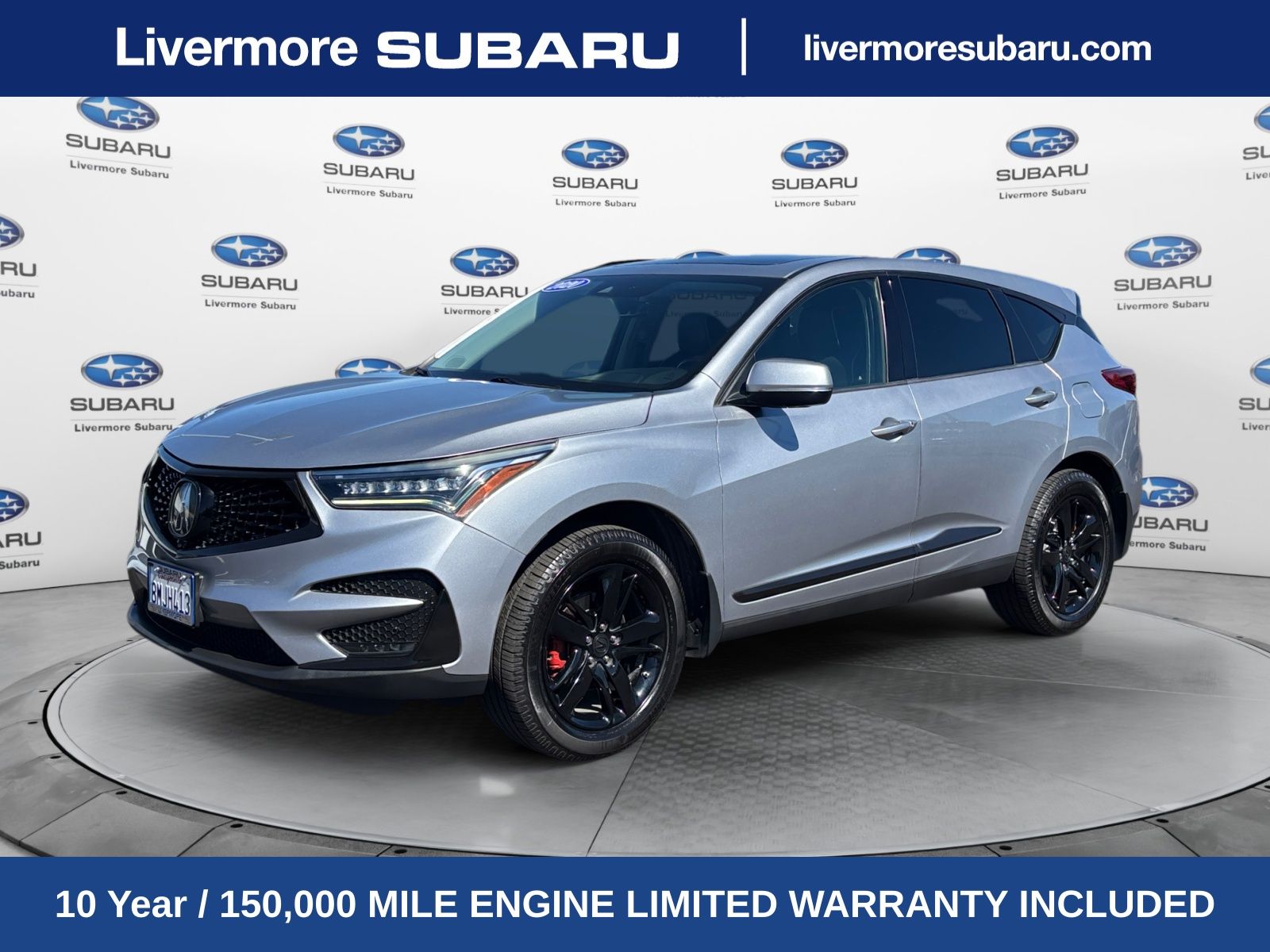 Lunar Silver Metallic 2020 Acura RDX SUV / Crossover All-Wheel Drive Automatic