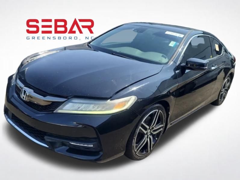Black 2017 Honda Accord Coupe Coupe Front-Wheel Drive 6-Speed Automatic