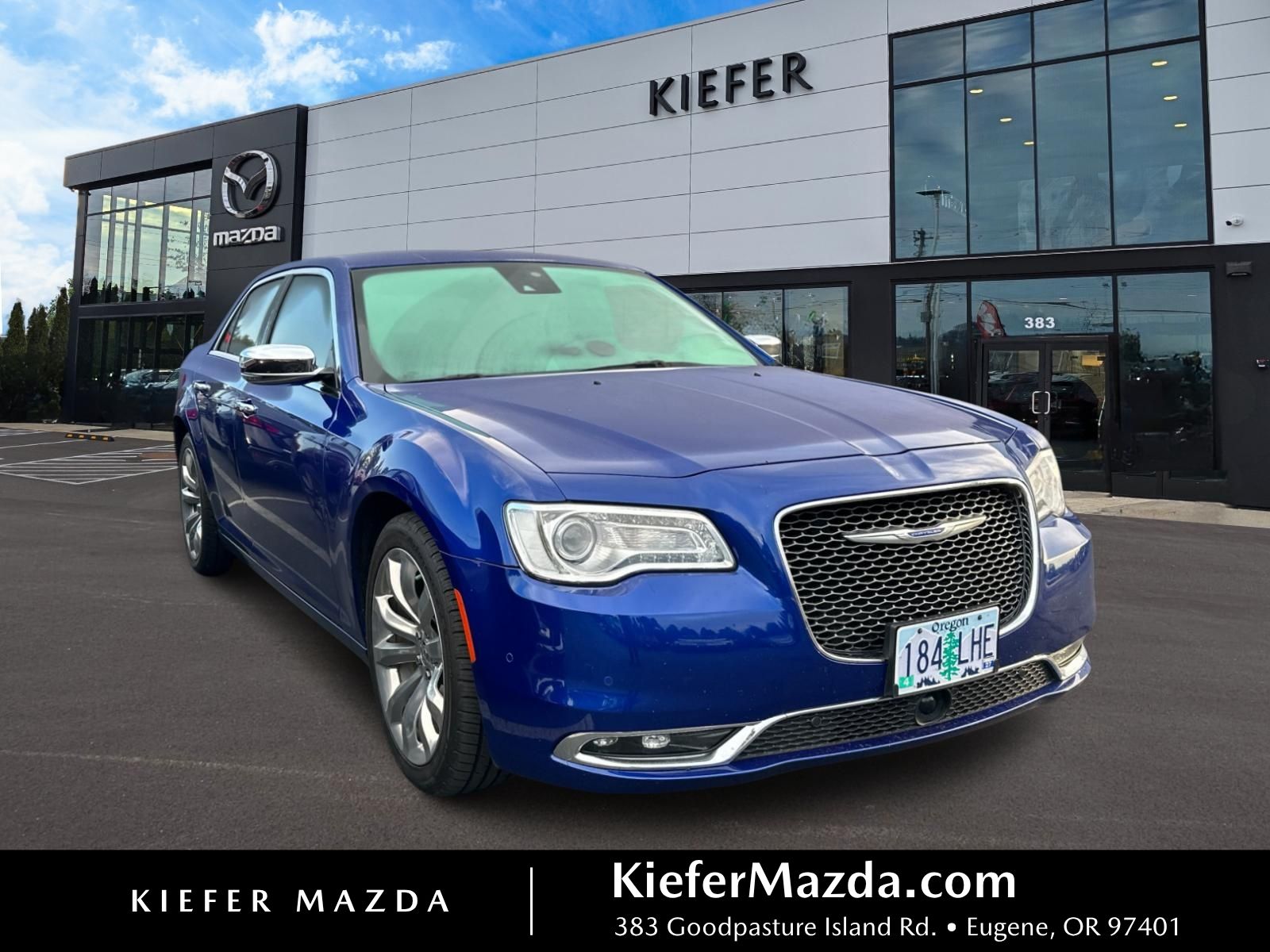 Ocean Blue Metallic Clearcoat 2019 Chrysler 300 Sedan Rear-Wheel Drive 8-Speed Automatic