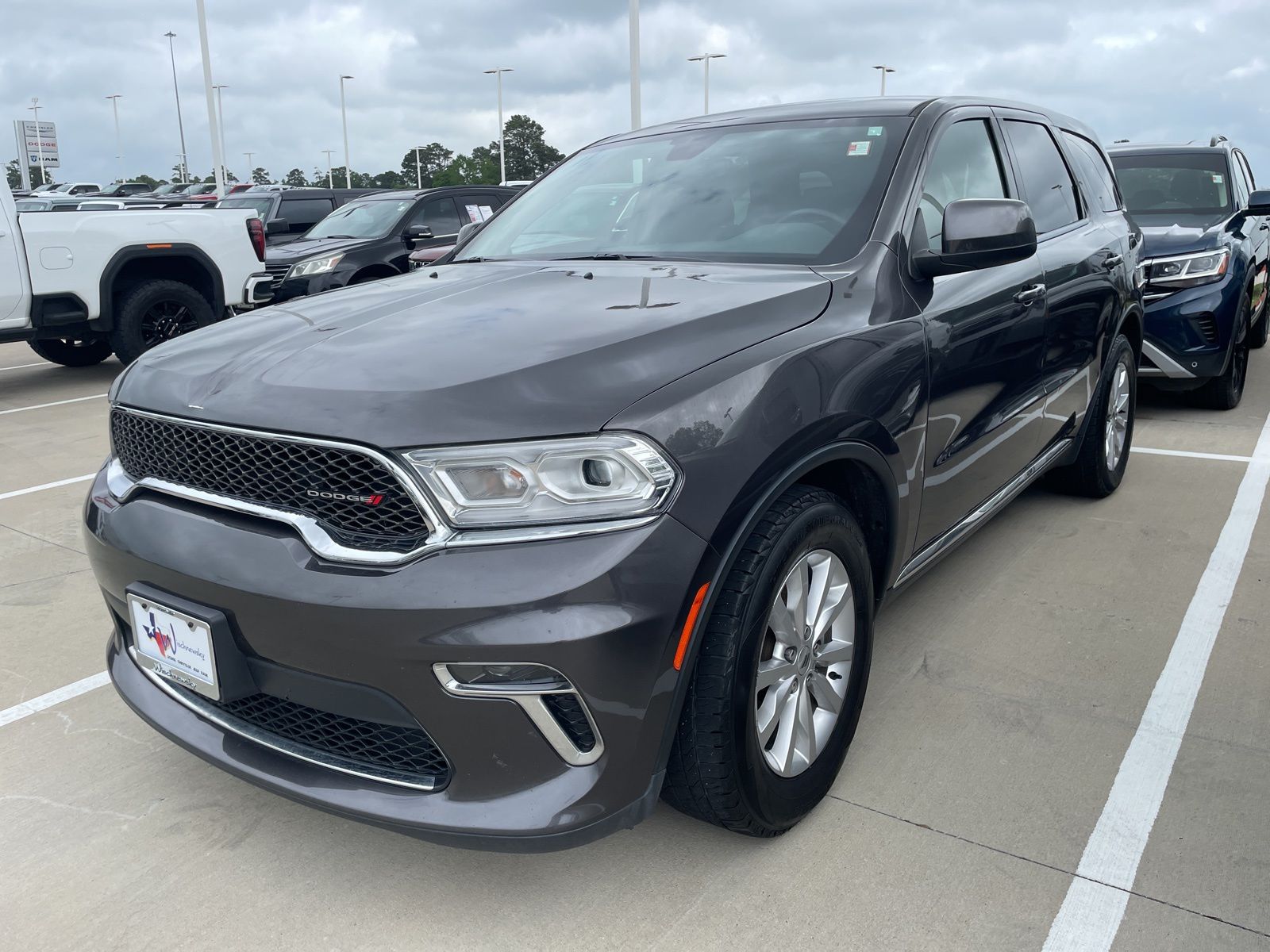 Granite Metallic Clearcoat 2021 Dodge Durango SXT RWD SUV / Crossover Rear-Wheel Drive 8-Speed Automatic