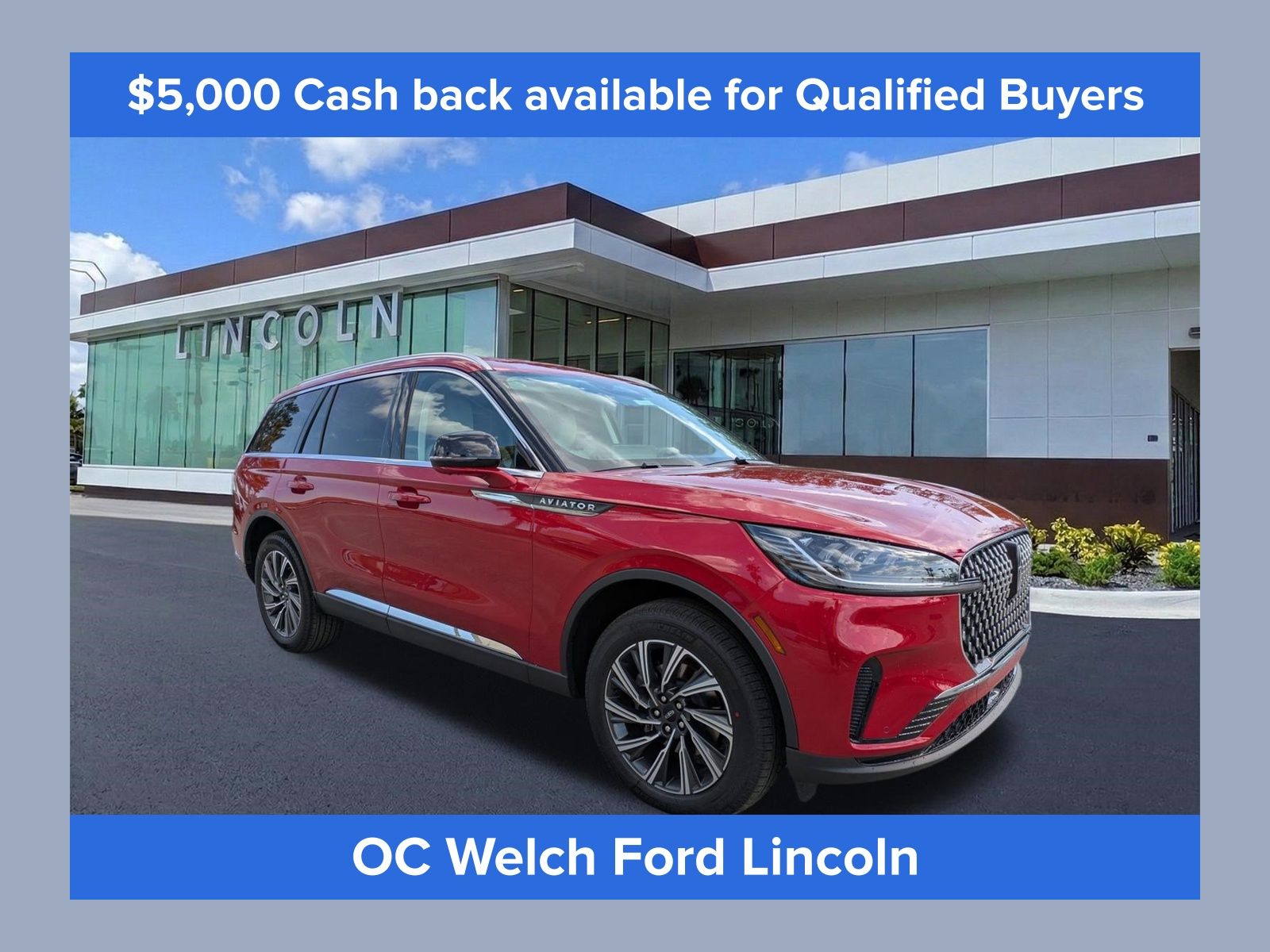 Red 2026 Lincoln Aviator SUV / Crossover All-Wheel Drive Automatic