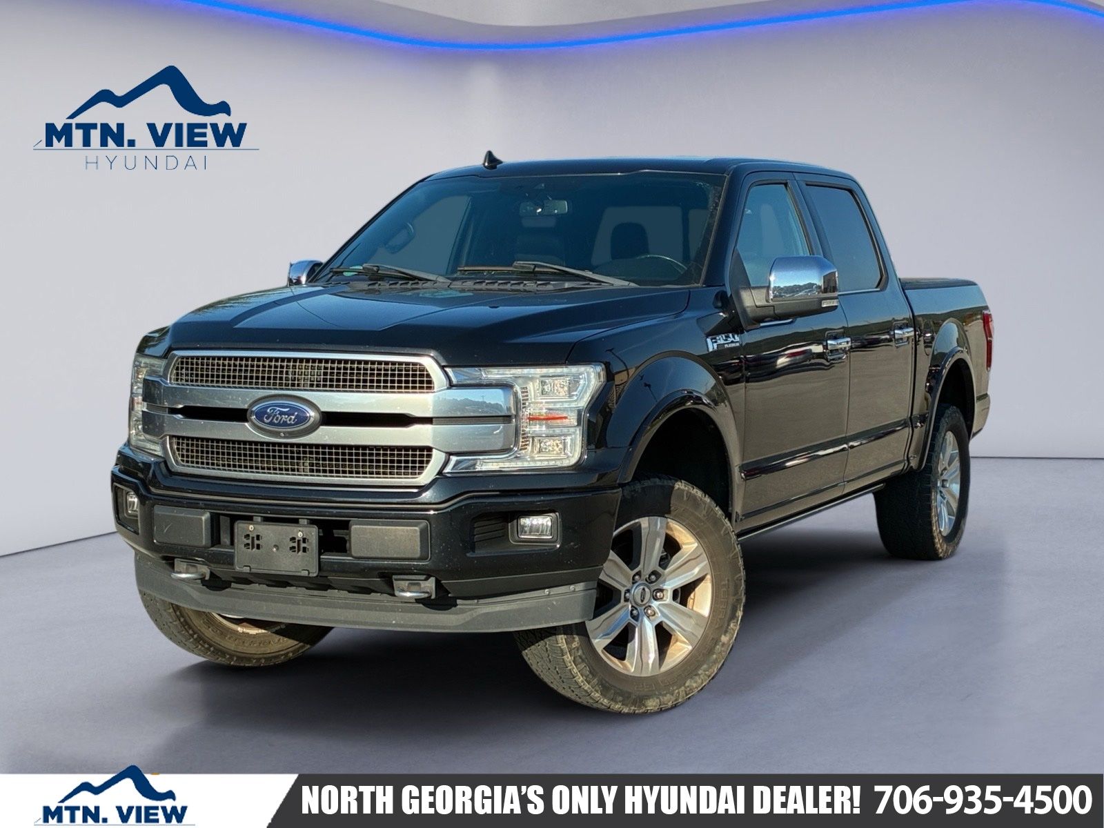 Shadow Black 2018 Ford F-150 Pickup Truck Four-Wheel Drive Automatic