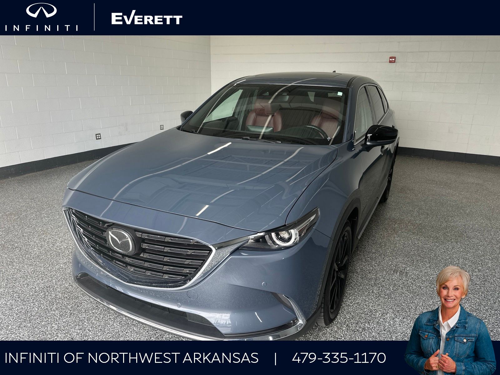 Polymetal Gray Metallic 2023 Mazda CX-9 Carbon Edition AWD SUV / Crossover All-Wheel Drive 6-Speed Automatic