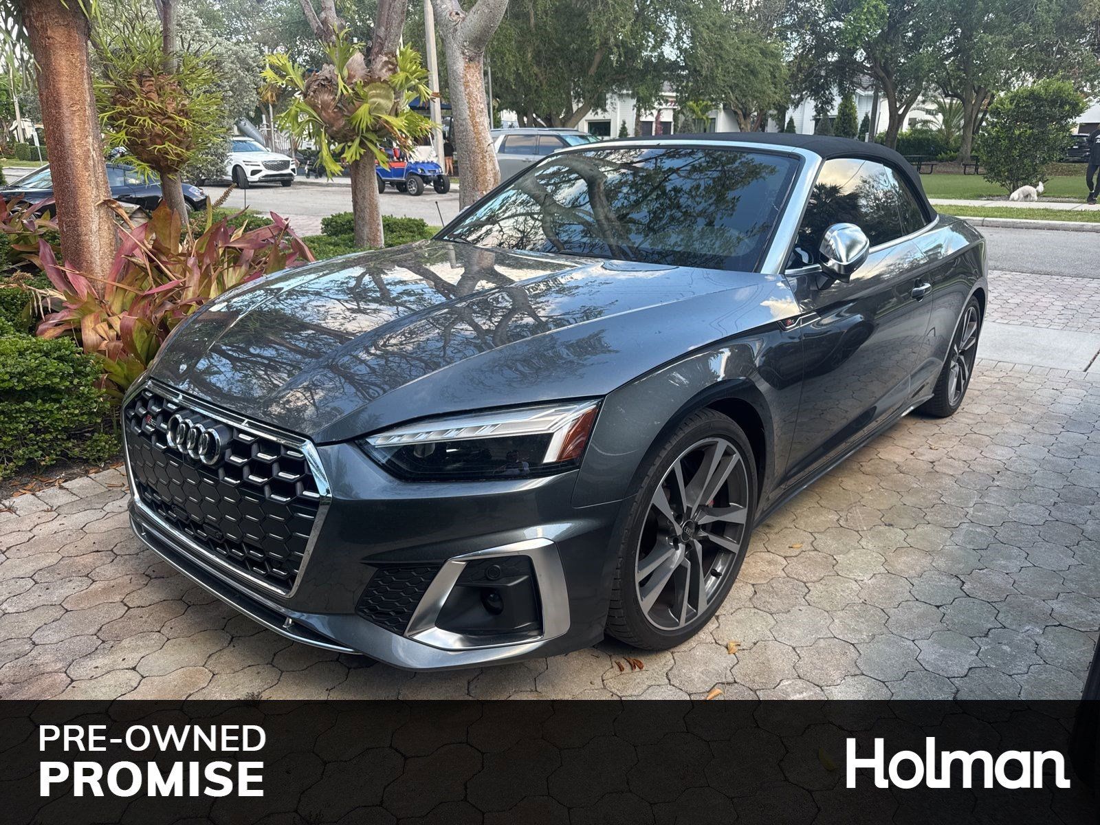 Daytona Gray Pearl Effect 2023 Audi S5 3.0T quattro Premium Plus Cabriolet AWD Convertible All-Wheel Drive 8-Speed Automatic
