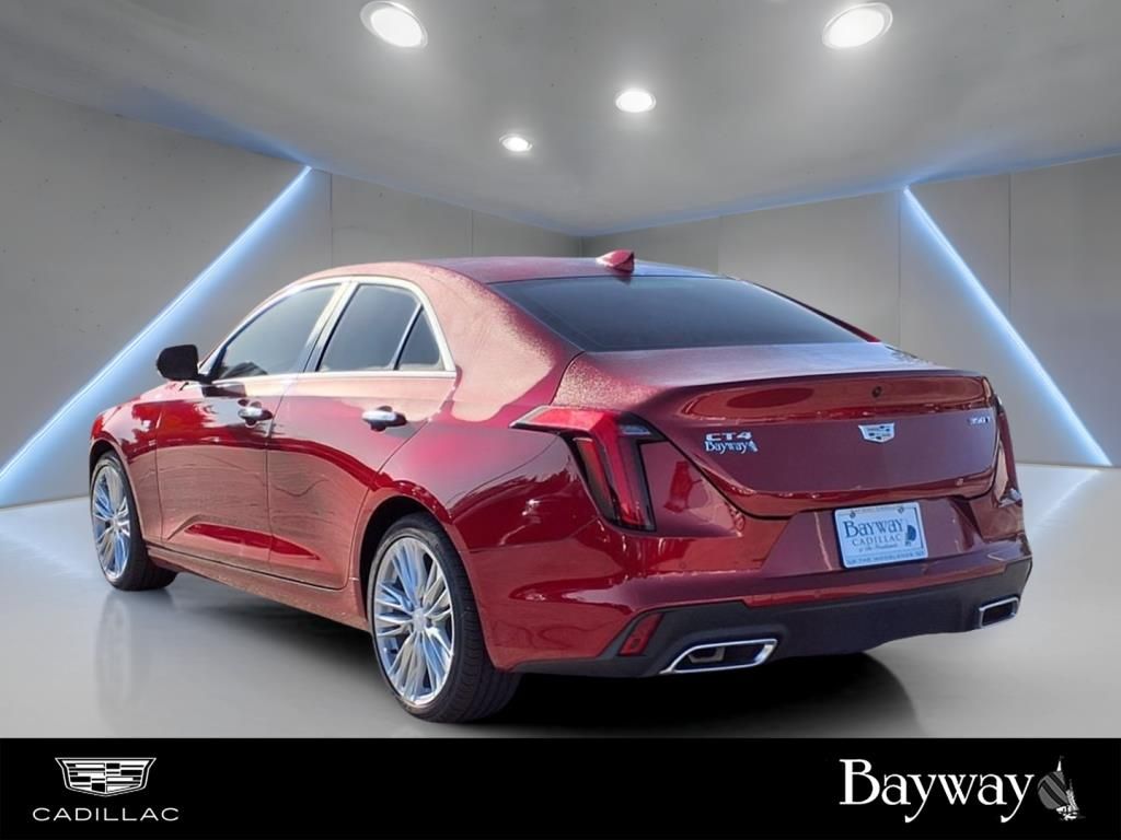 2025 Cadillac CT4 Premium Luxury Red at Bayway Cadillac of The Woodlands