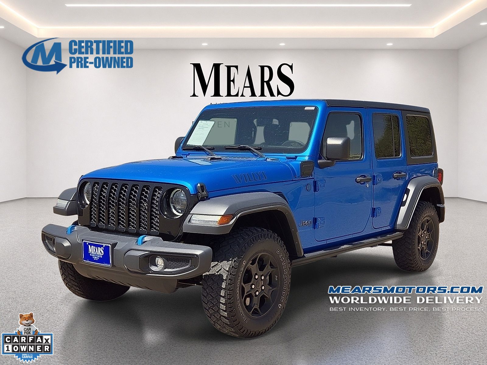 Hydro Blue Pearl Coat 2023 Jeep Wrangler 4xe SUV / Crossover Four-Wheel Drive 8-Speed Automatic