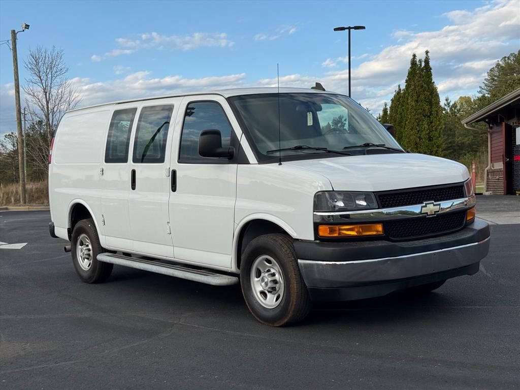 Summit White 2023 Chevrolet Express Cargo 2500 RWD Van Rear-Wheel Drive 8-Speed Automatic Overdrive