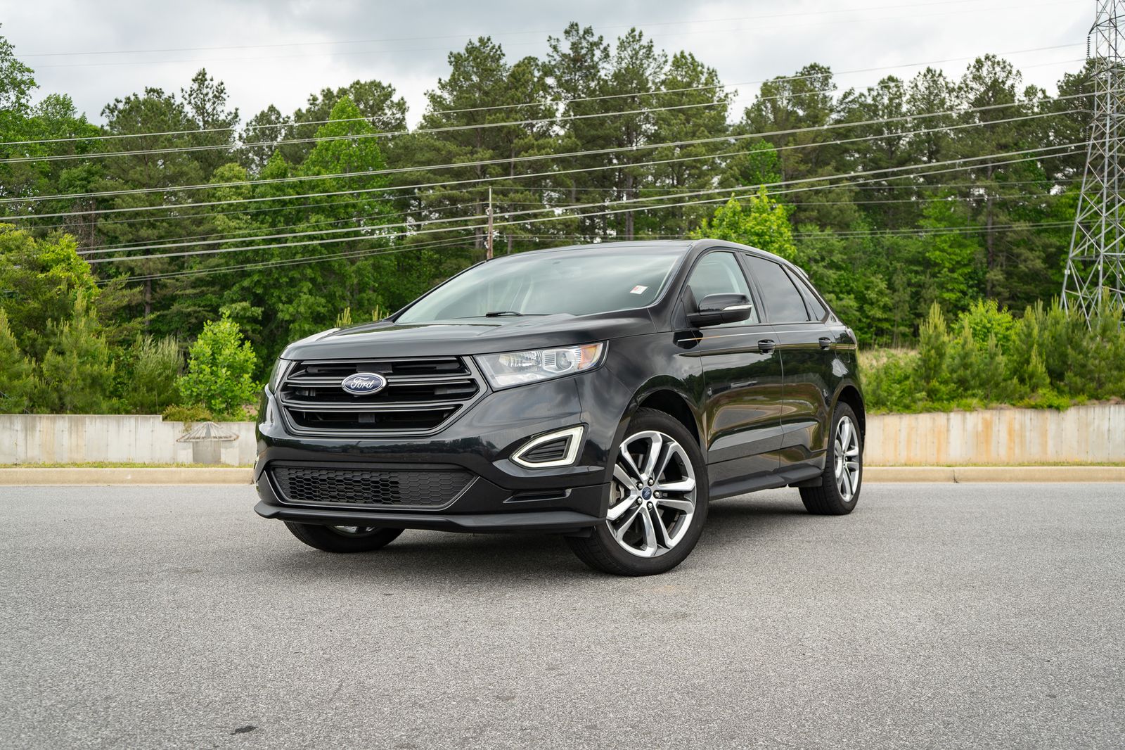 Tuxedo Black Metallic 2015 Ford Edge Sport AWD SUV / Crossover All-Wheel Drive 6-Speed Automatic