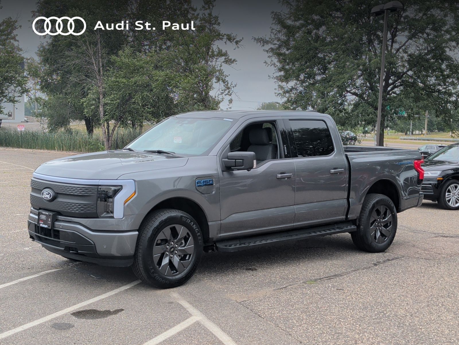 Carbonized Gray Metallic 2024 Ford F-150 Lightning Pickup Truck All-Wheel Drive Automatic
