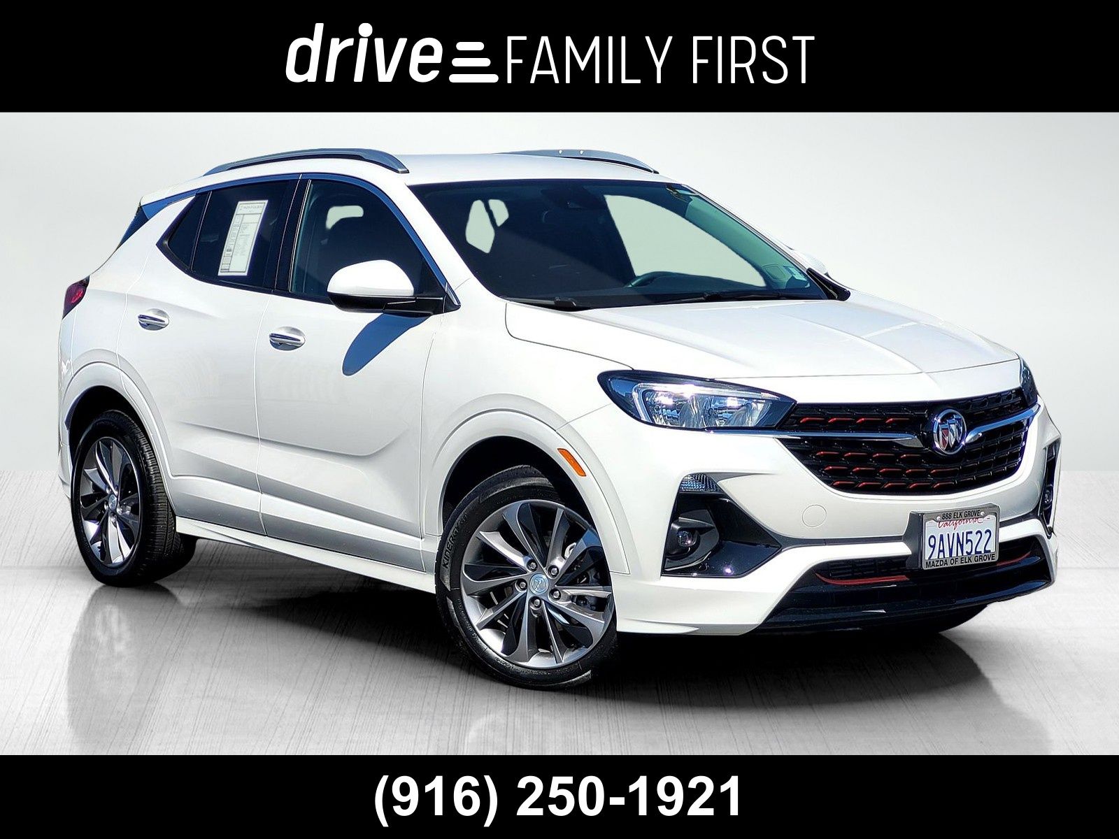 White Frost Tricoat 2022 Buick Encore GX SUV / Crossover Front-Wheel Drive Continuously Variable Transmission