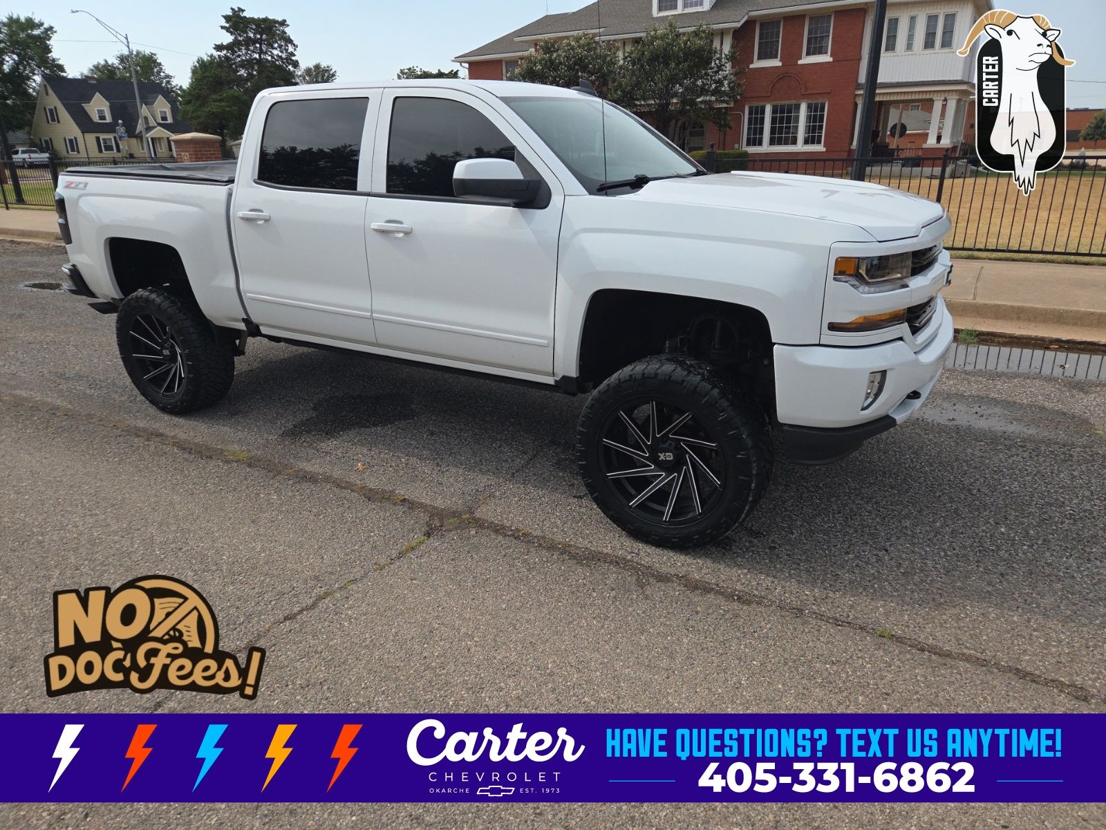 Summit White 2017 Chevrolet Silverado 1500 Pickup Truck Four-Wheel Drive 6-Speed Automatic Overdrive