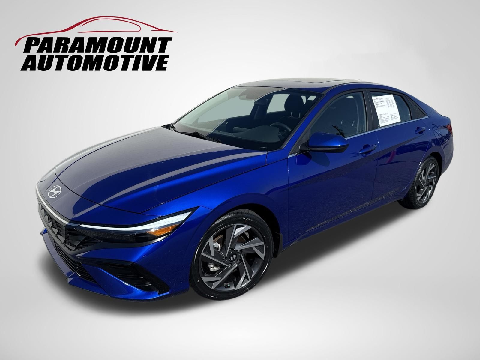 Intense Blue 2024 Hyundai Elantra Sedan Front-Wheel Drive Continuously Variable Transmission