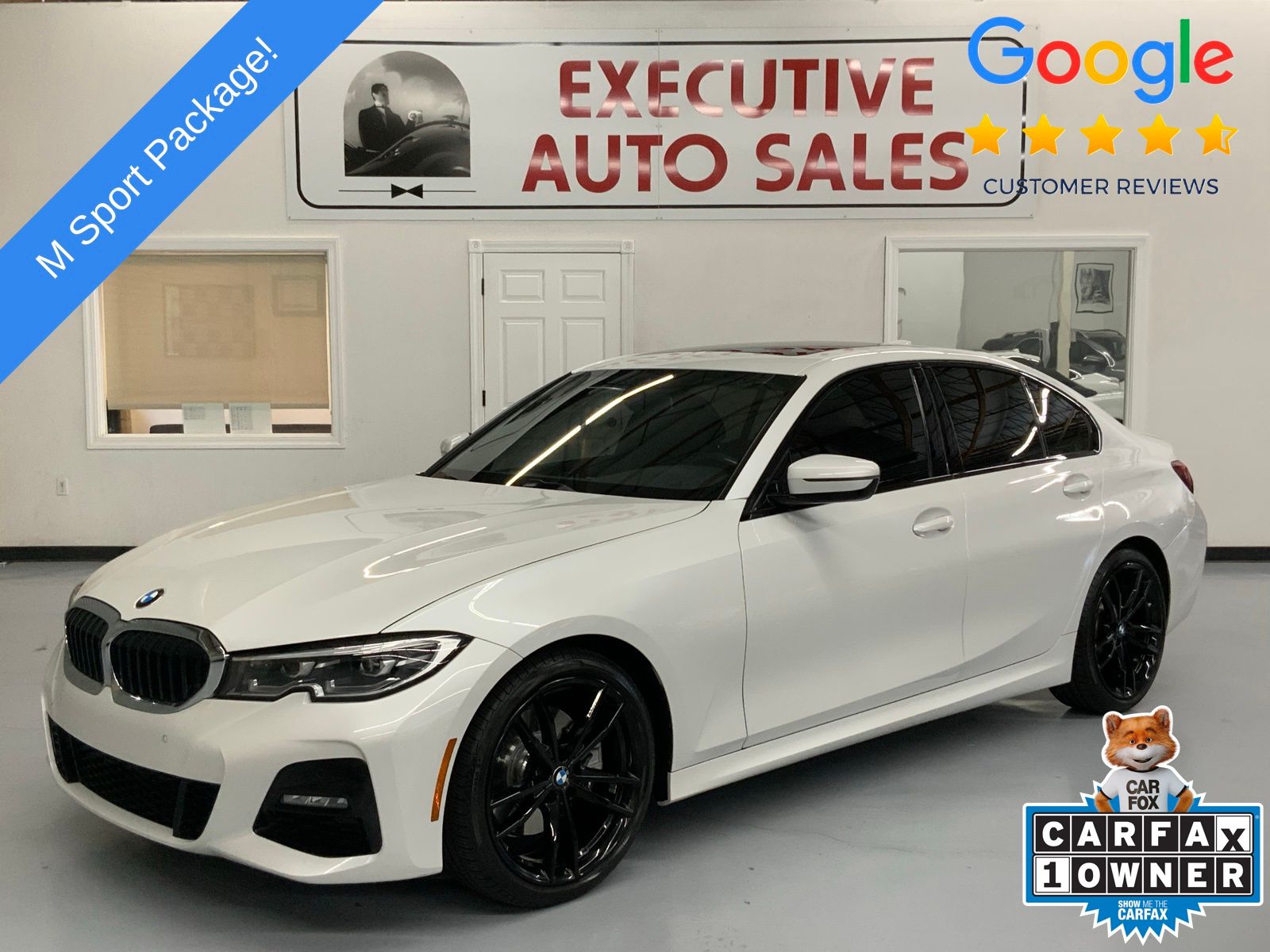 Mineral White Metallic 2022 BMW 3 Series Sedan Rear-Wheel Drive 8-Speed Automatic
