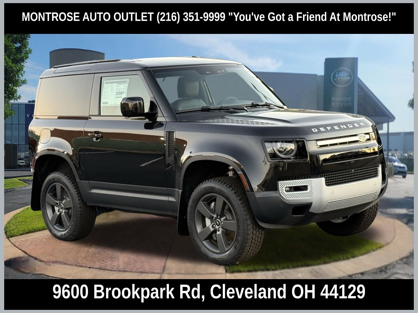 Black 2025 Land Rover Defender SUV / Crossover All-Wheel Drive 8-Speed Automatic