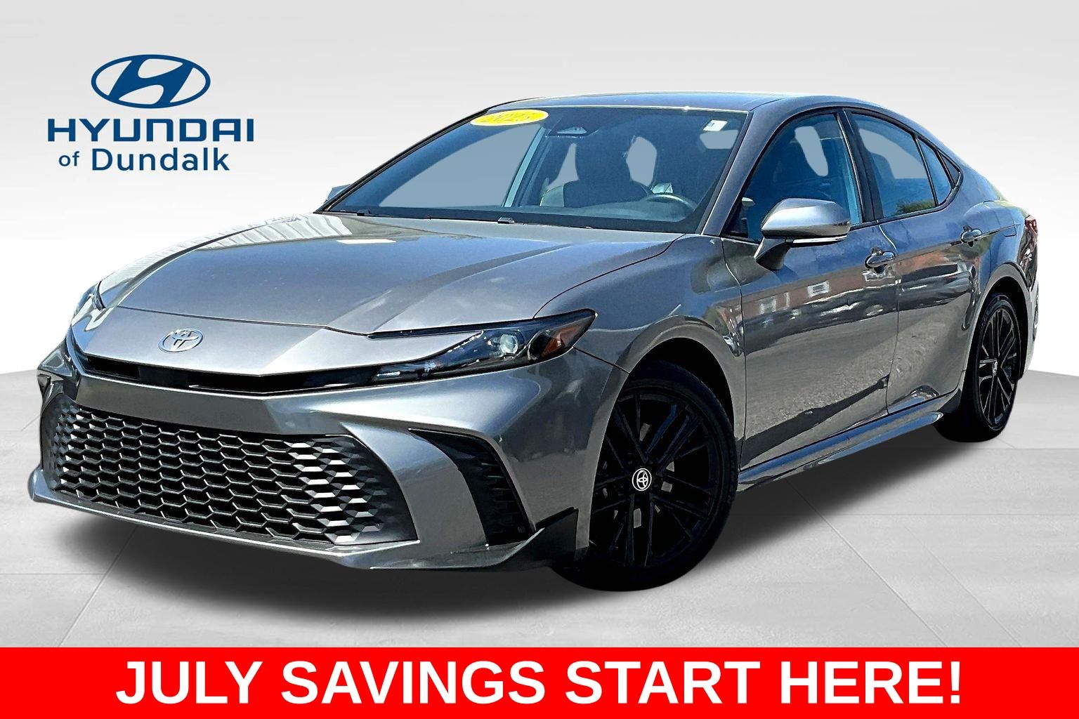 Gray 2025 Toyota Camry Sedan Front-Wheel Drive Continuously Variable Transmission