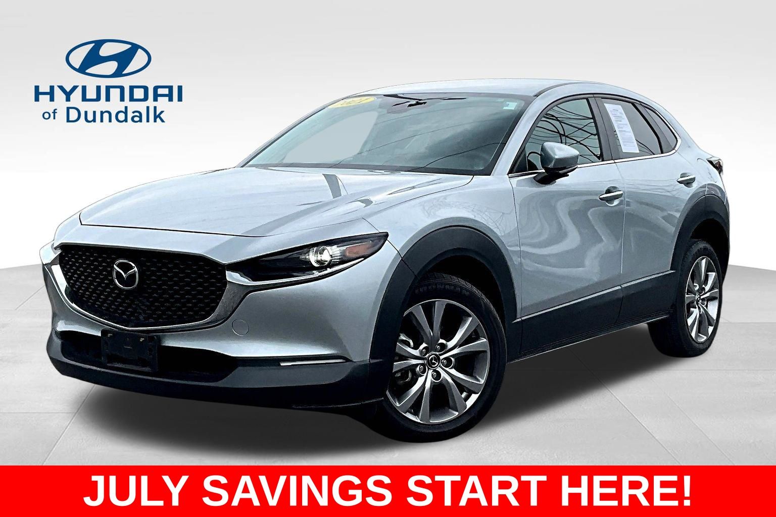 Sonic Silver Metallic 2021 Mazda CX-30 SUV / Crossover All-Wheel Drive 6-Speed Automatic