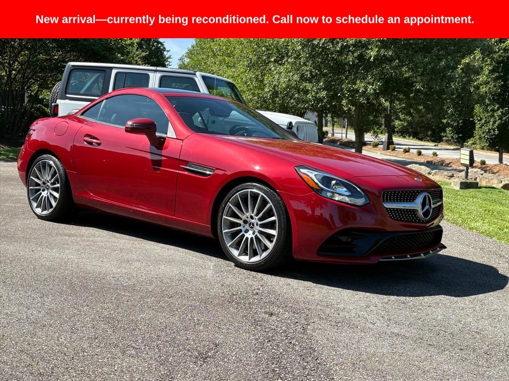 Red 2020 Mercedes-Benz SLC Convertible Rear-Wheel Drive 9-Speed Automatic