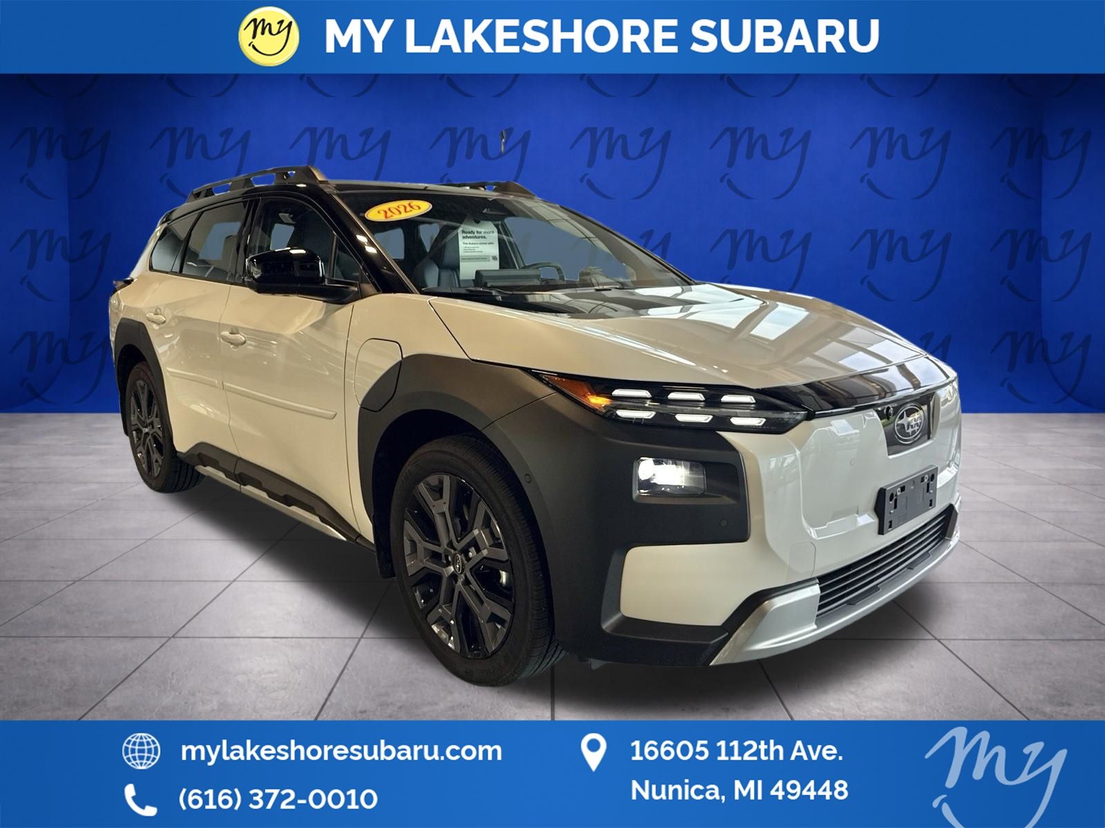 White Pearl/Black Silica 2026 Subaru Trailseeker SUV / Crossover All-Wheel Drive Automatic
