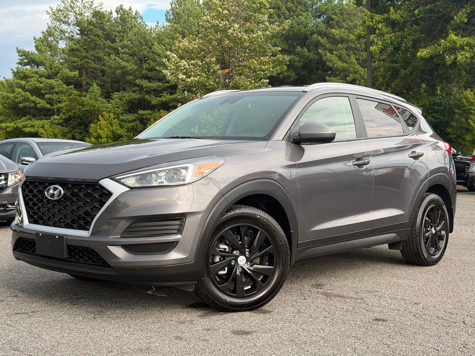 Gray (Magnetic Force Metallic) 2020 Hyundai Tucson SUV / Crossover All-Wheel Drive 6-Speed Automatic