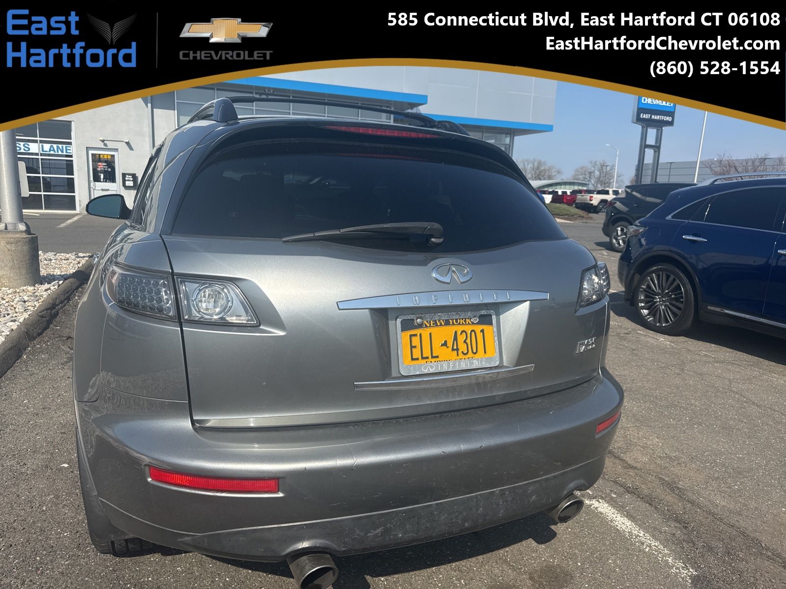 Gray (Diamond Graphite) 2005 INFINITI FX35 AWD SUV / Crossover All-Wheel Drive 5-Speed Automatic Overdrive