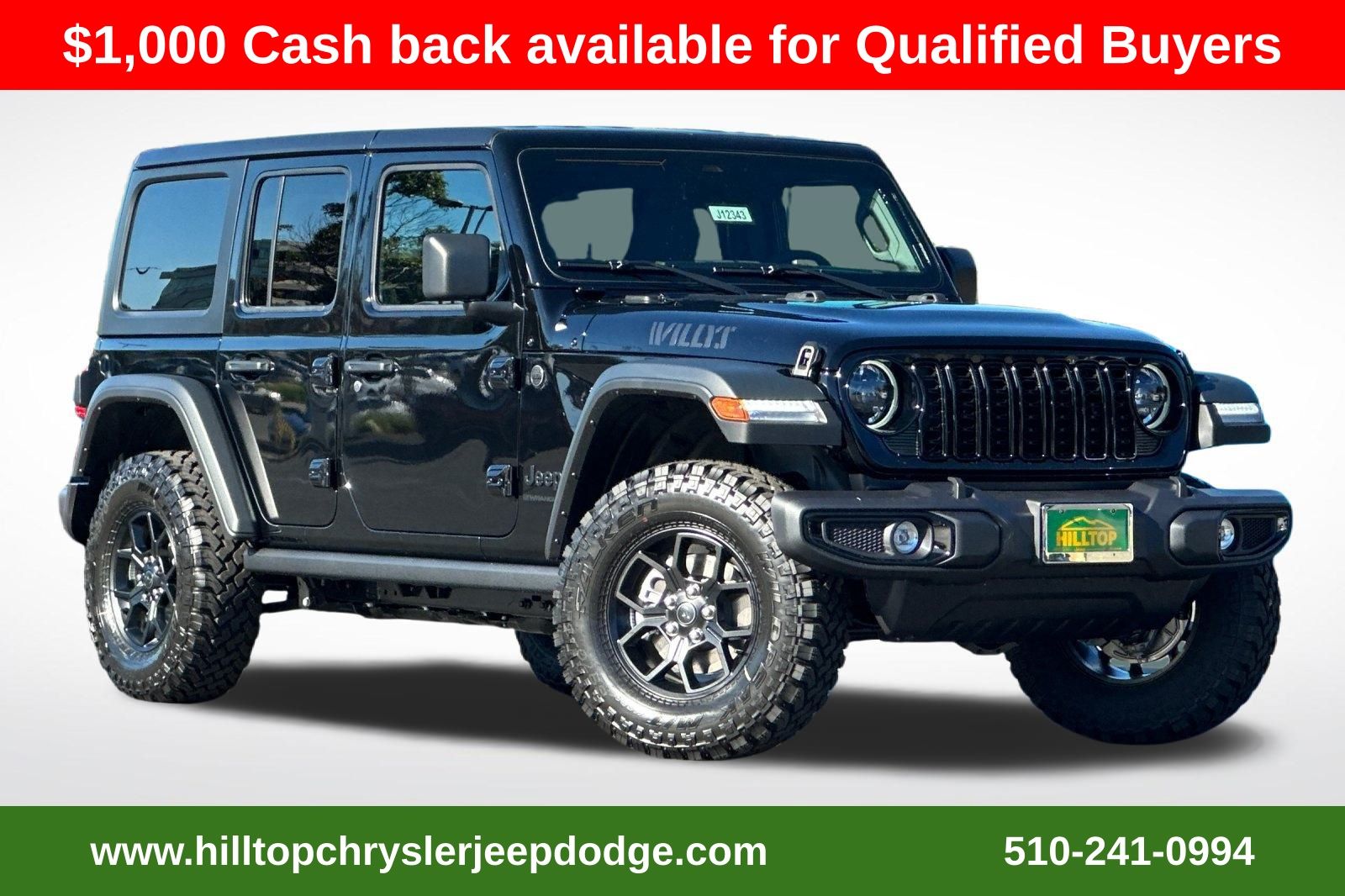2026 Jeep Wrangler Willys 4-Door 4WD