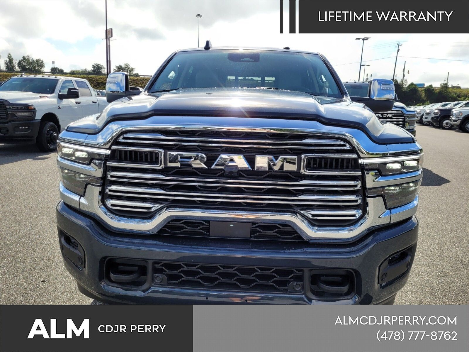 New 2026 Forged Blue Metallic Exterior Paint RAM Laramie image 16