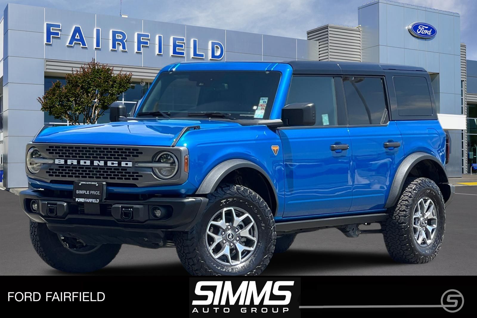 Blue Metallic 2025 Ford Bronco Badlands 4-Door 4WD SUV / Crossover Four-Wheel Drive Automatic