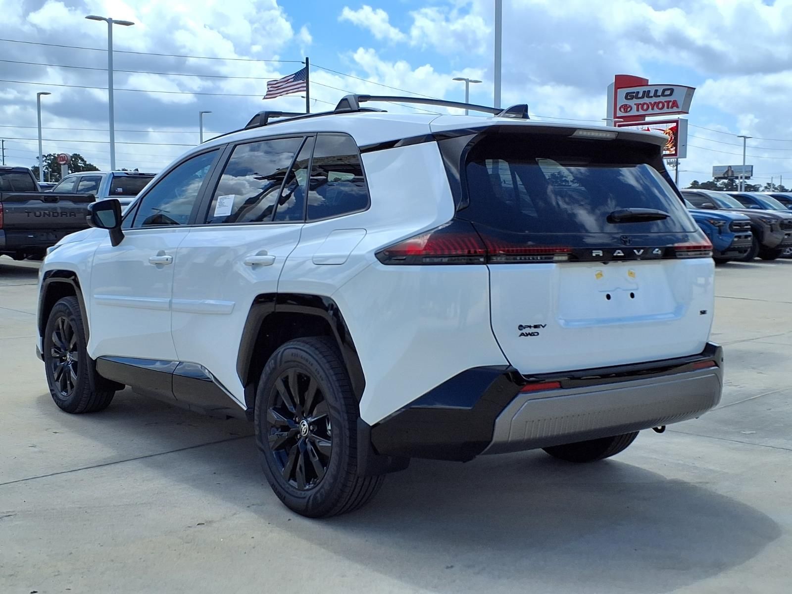 2026 Toyota RAV4 Plug-In Hybrid SE White at Gullo Toyota