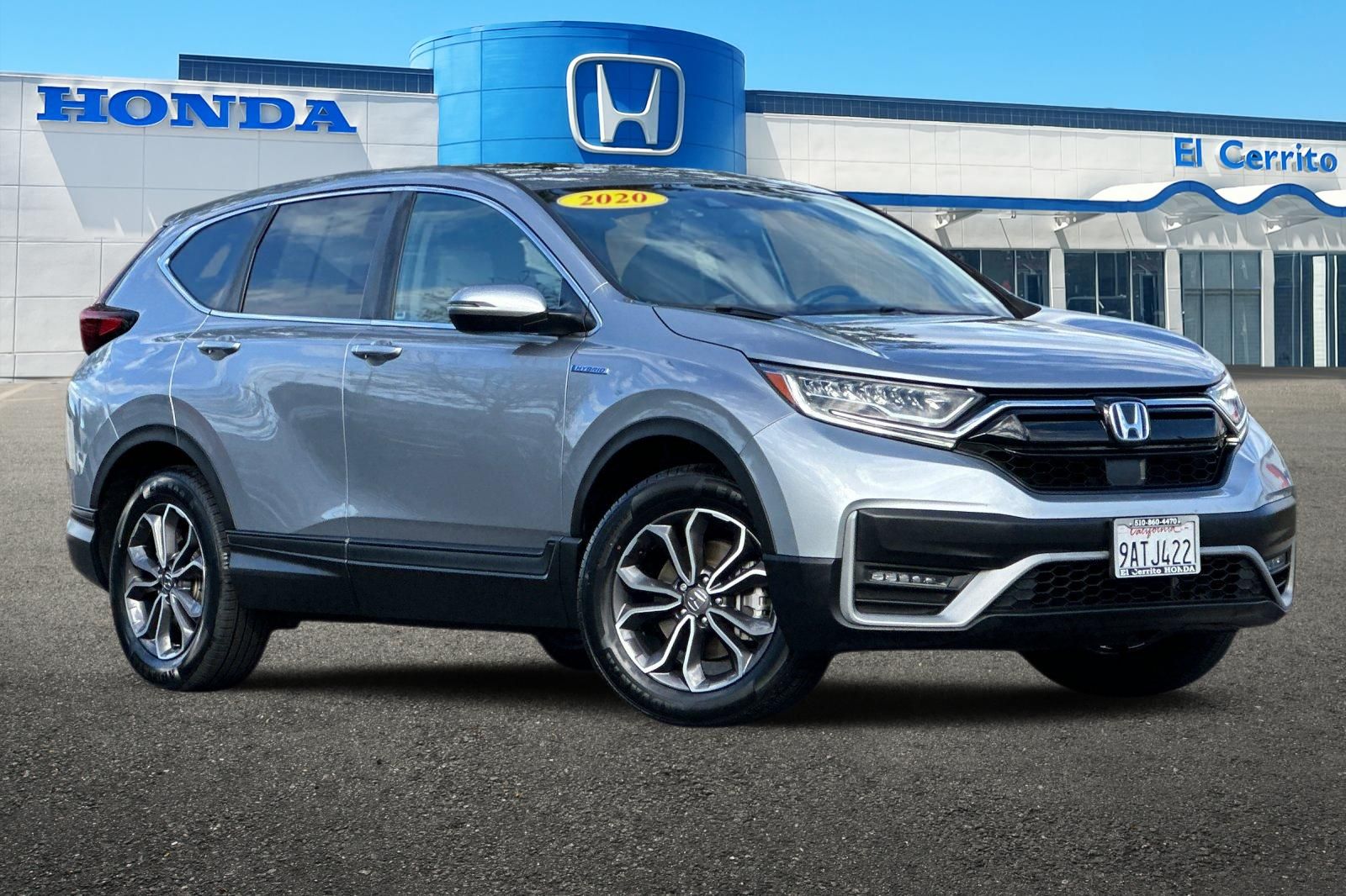 Lunar Silver Metallic 2020 Honda CR-V Hybrid EX-L AWD SUV / Crossover All-Wheel Drive Continuously Variable Transmission