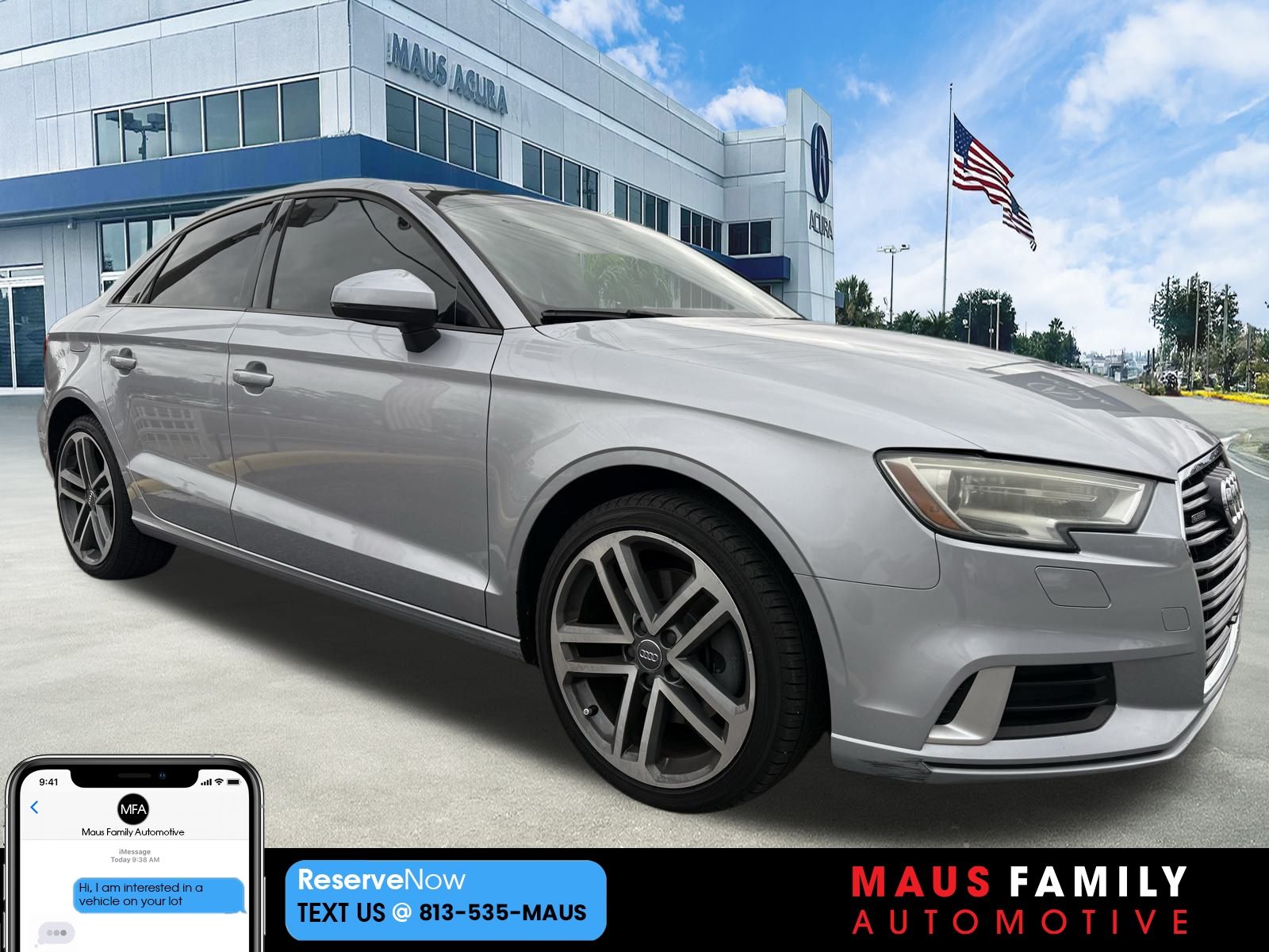 2017 Audi A3 2.0T quattro Premium Sedan AWD