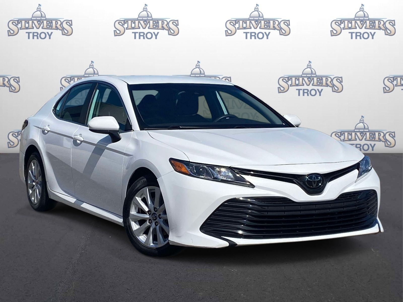 Super White 2020 Toyota Camry LE FWD Sedan Front-Wheel Drive 8-Speed Automatic