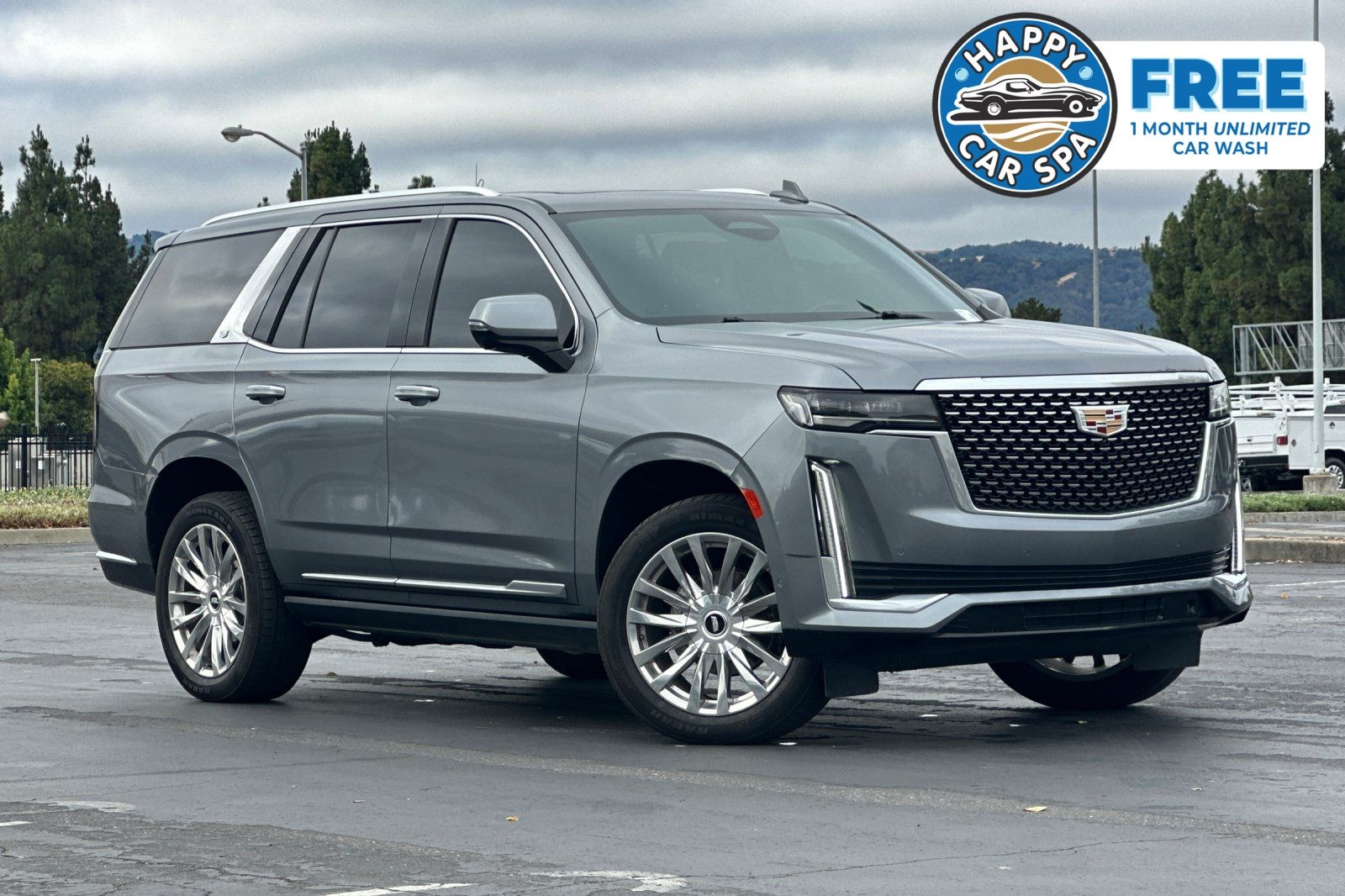 Gray (Satin Steel Metallic) 2021 Cadillac Escalade SUV / Crossover Four-Wheel Drive 