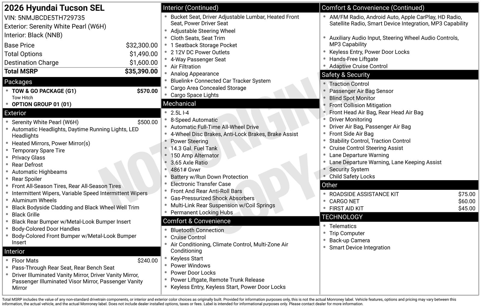 2026 Hyundai Tucson SEL AWD's photo
