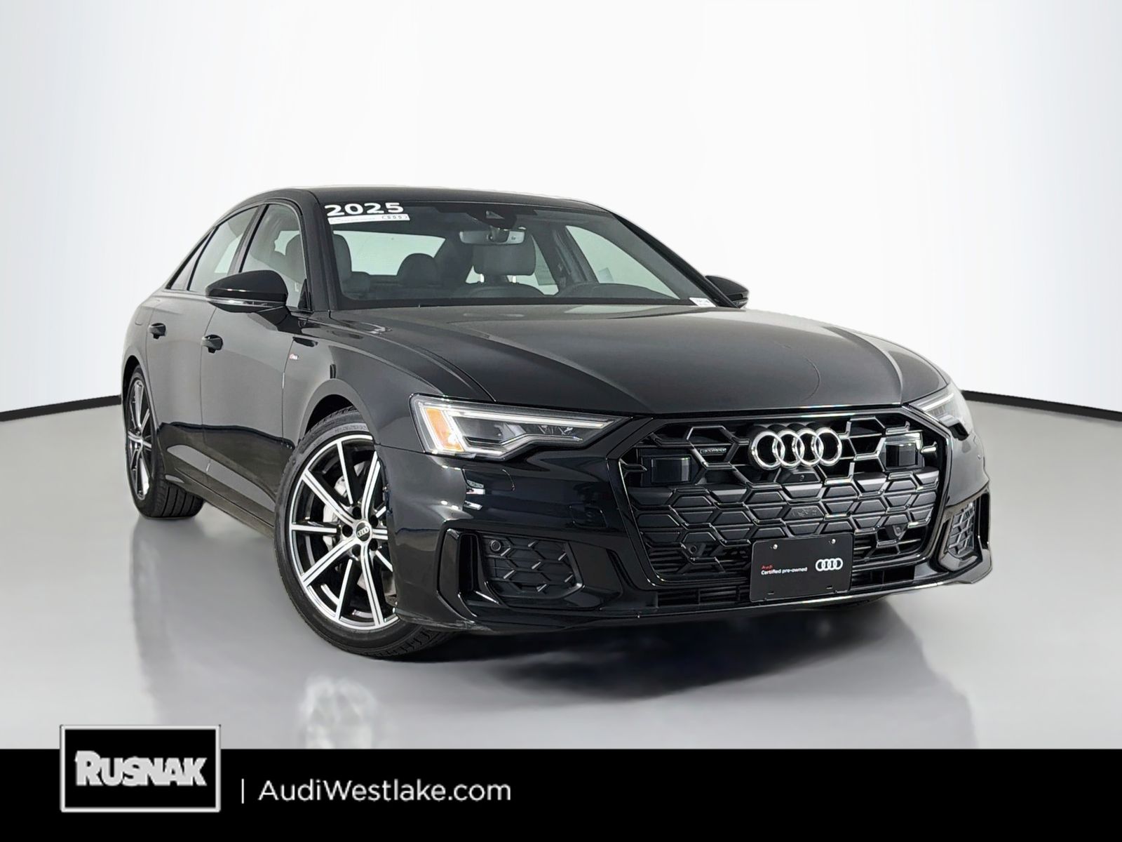 Mythos Black Metallic 2025 Audi A6 Sedan All-Wheel Drive 7-Speed Automatic