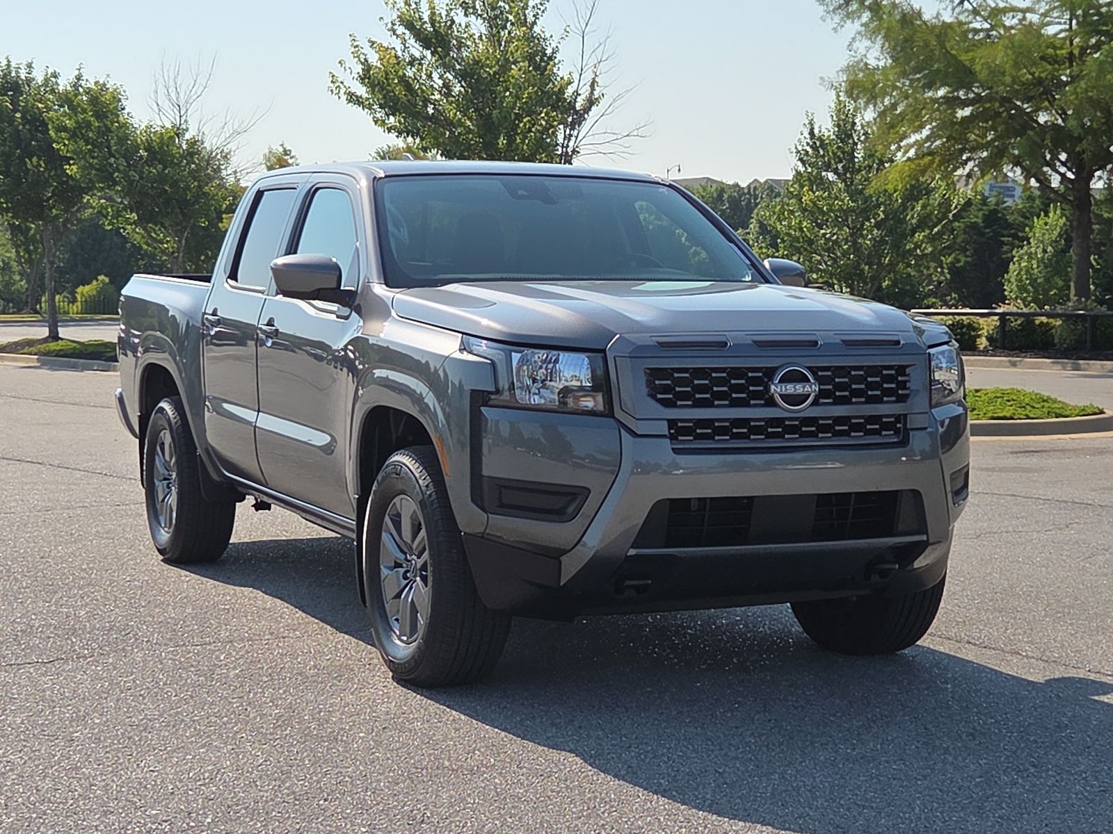 Gray (Gun Metallic) 2025 Nissan Frontier Pickup Truck Four-Wheel Drive 9-Speed Automatic Overdrive