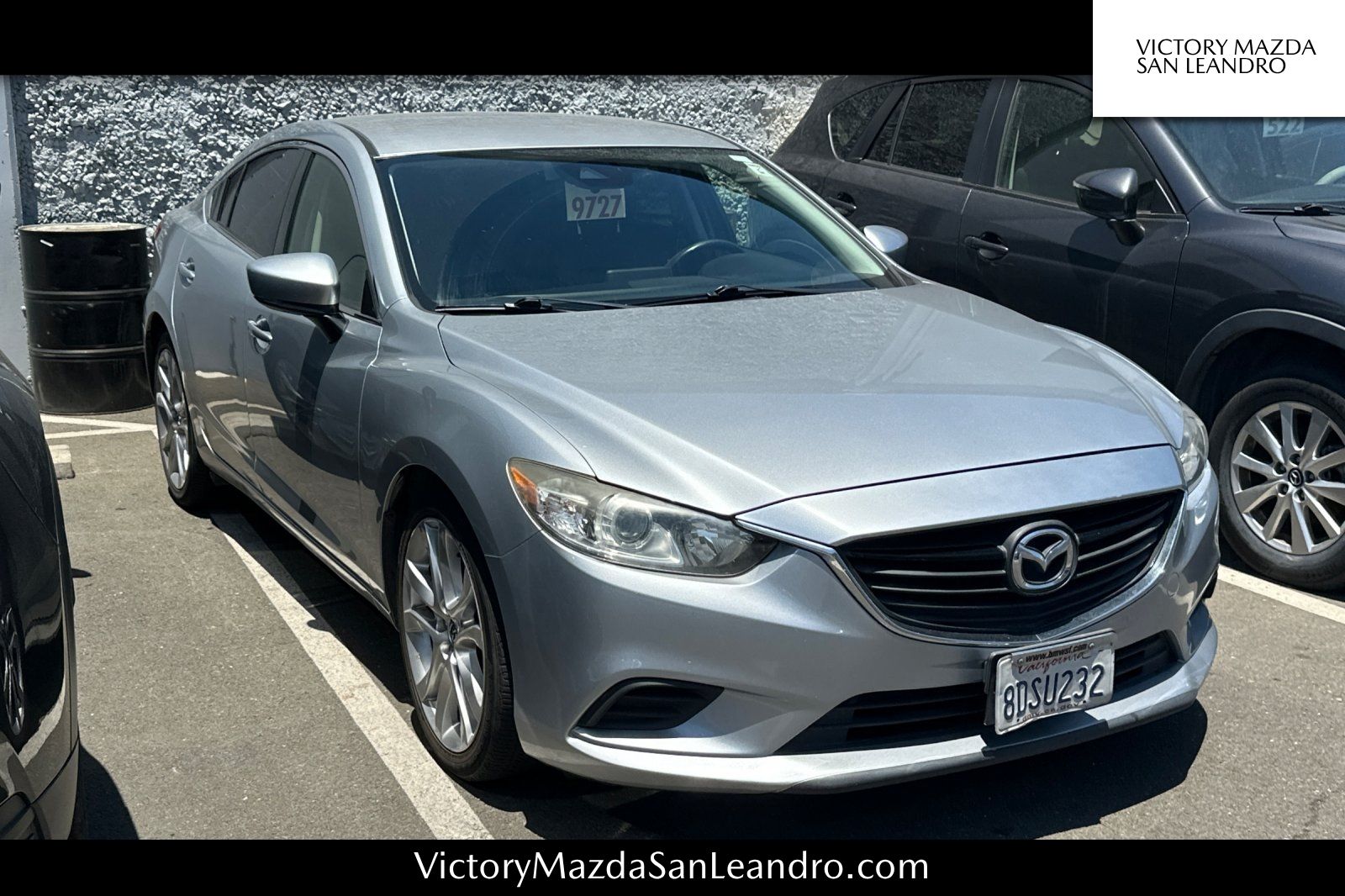 Sonic Silver Metallic 2017 Mazda MAZDA6 Sedan Front-Wheel Drive 6-Speed Automatic