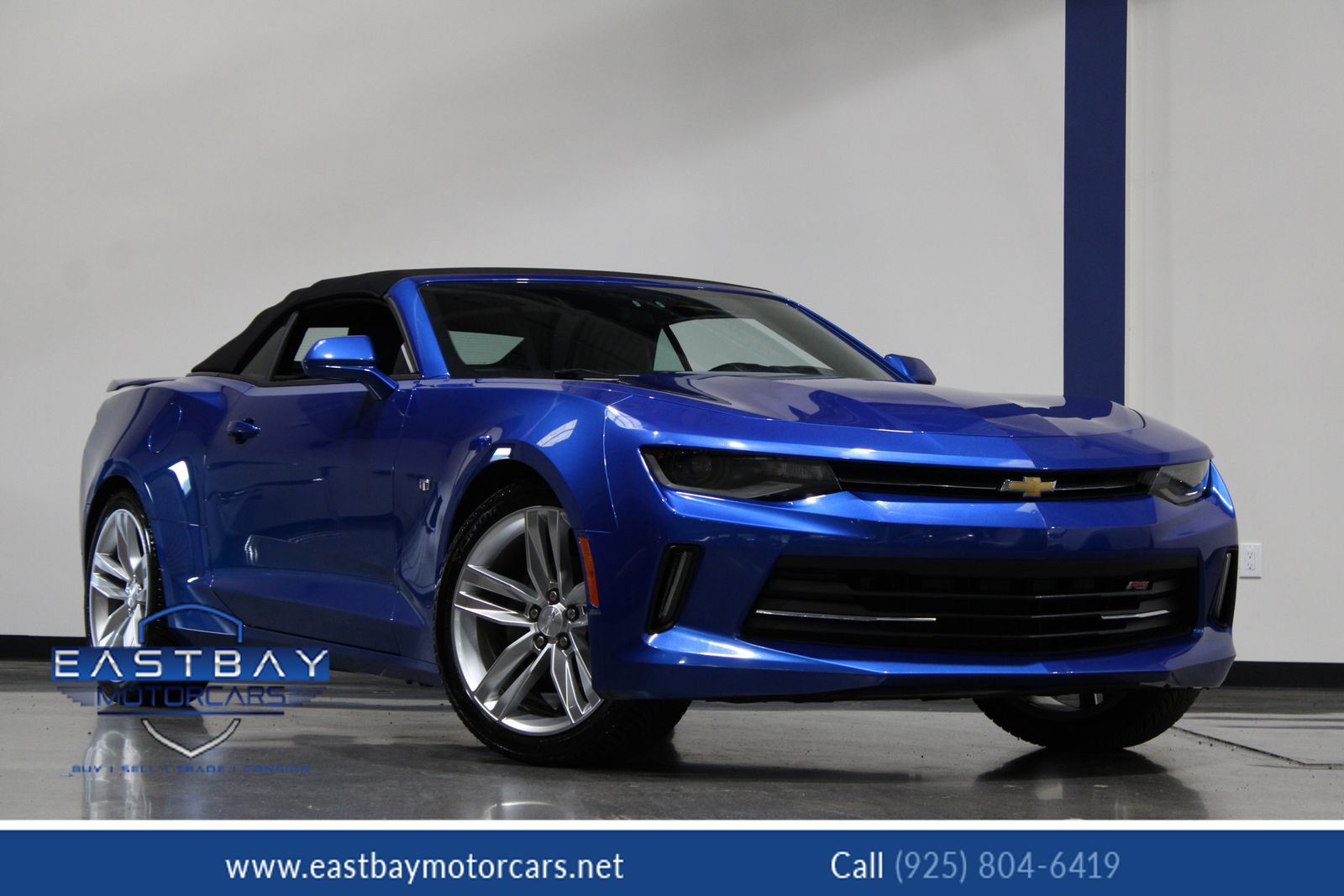 Hyper Blue Metallic 2017 Chevrolet Camaro 2LT Convertible RWD Convertible Rear-Wheel Drive 8-Speed Automatic