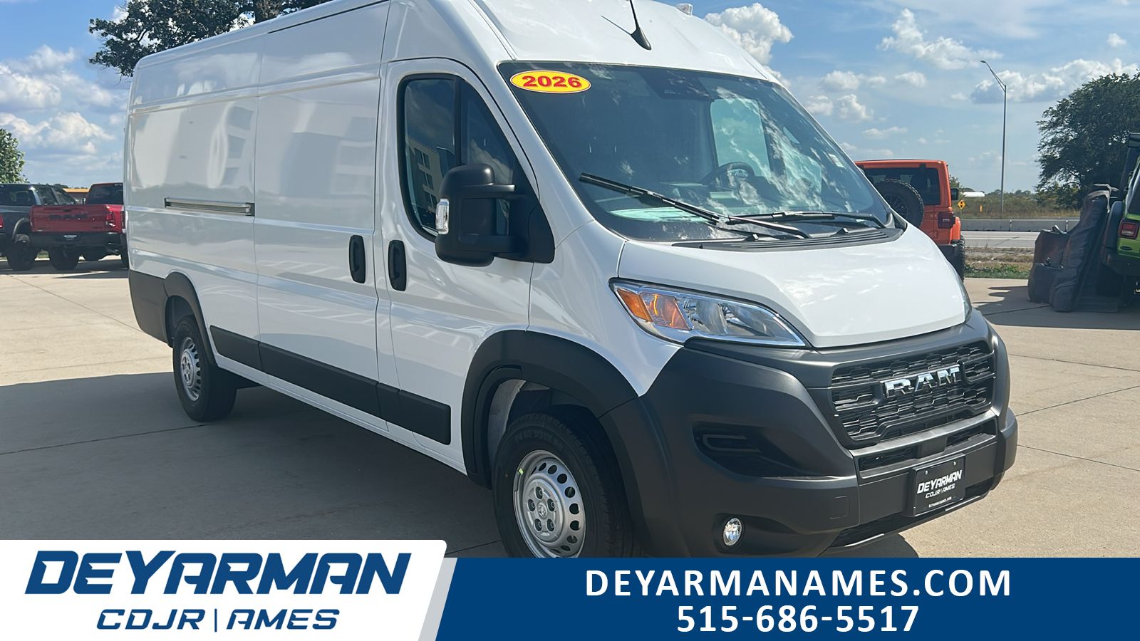 2026 RAM ProMaster