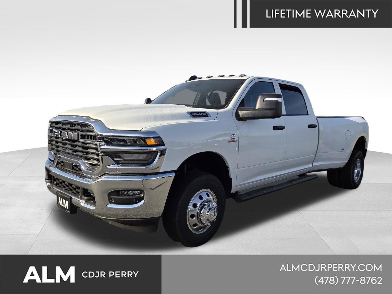 Bright White Clearcoat 2026 RAM 3500 Tradesman Crew Cab LB DRW 4WD Pickup Truck Four-Wheel Drive 8-Speed Automatic