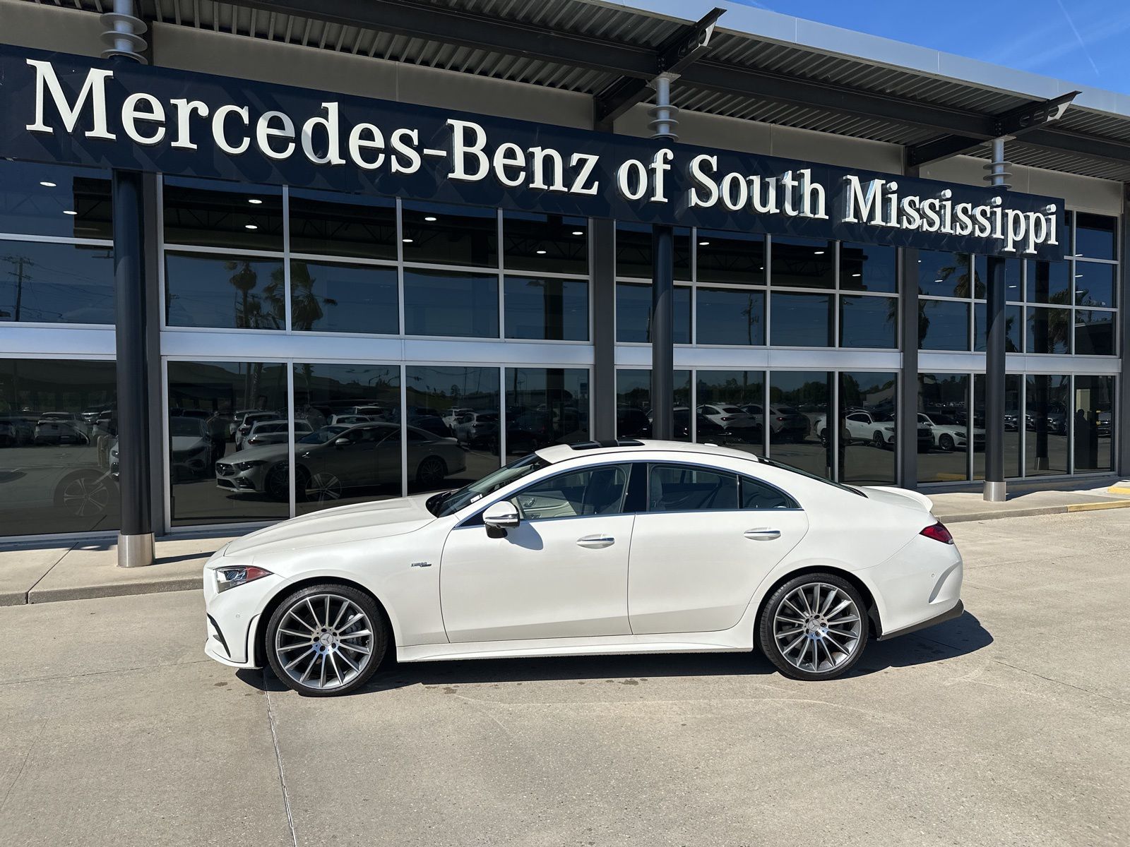 Diamond White 2021 Mercedes-Benz CLS AMG CLS 53 4MATIC Coupe All-Wheel Drive 9-Speed Automatic
