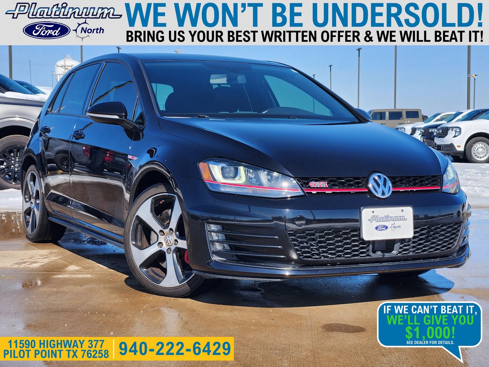2017 Volkswagen Golf GTI 2.0T Autobahn 4-Door FWD
