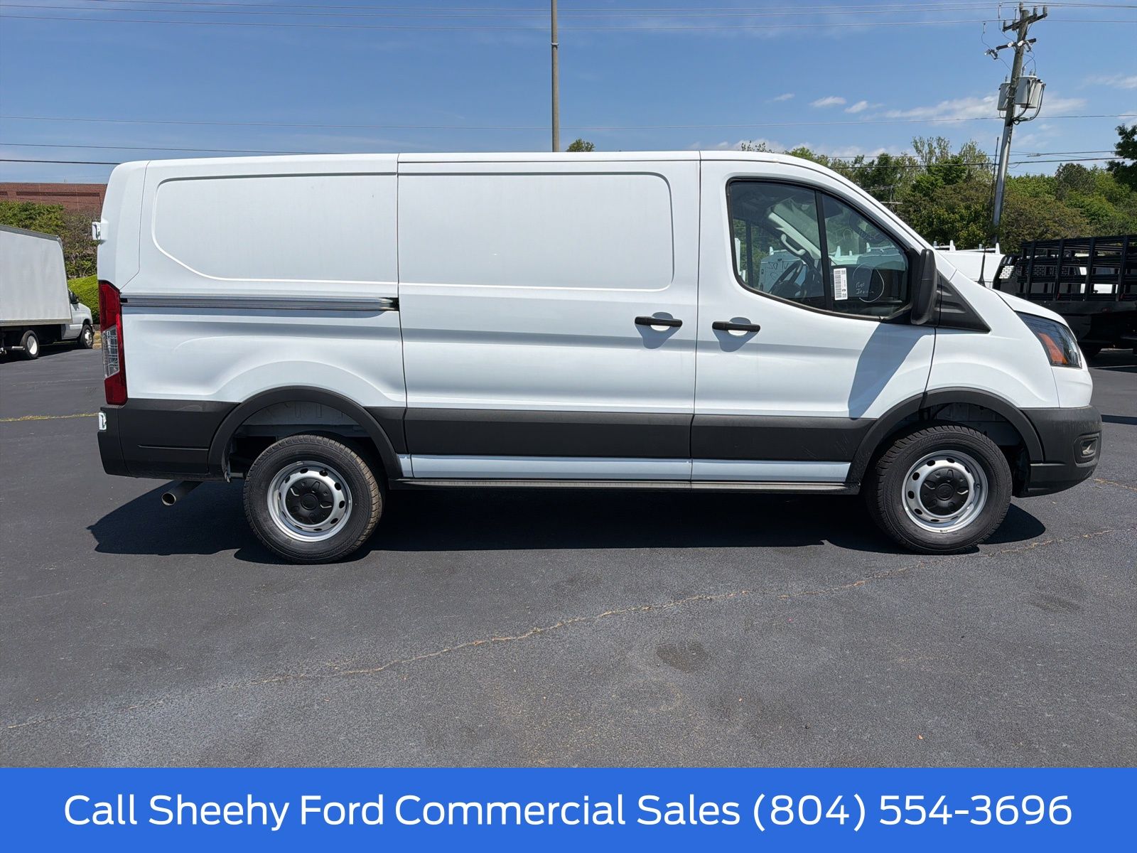New 2026 Oxford White Ford Low Roof Cargo Van image 5