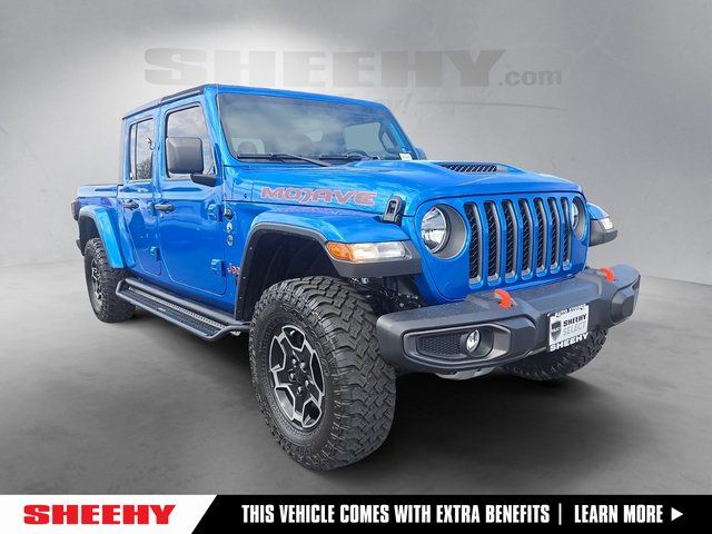 Hydro Blue Pearlcoat 2023 Jeep Gladiator Mojave Crew Cab 4WD Pickup Truck Four-Wheel Drive 8-Speed Automatic