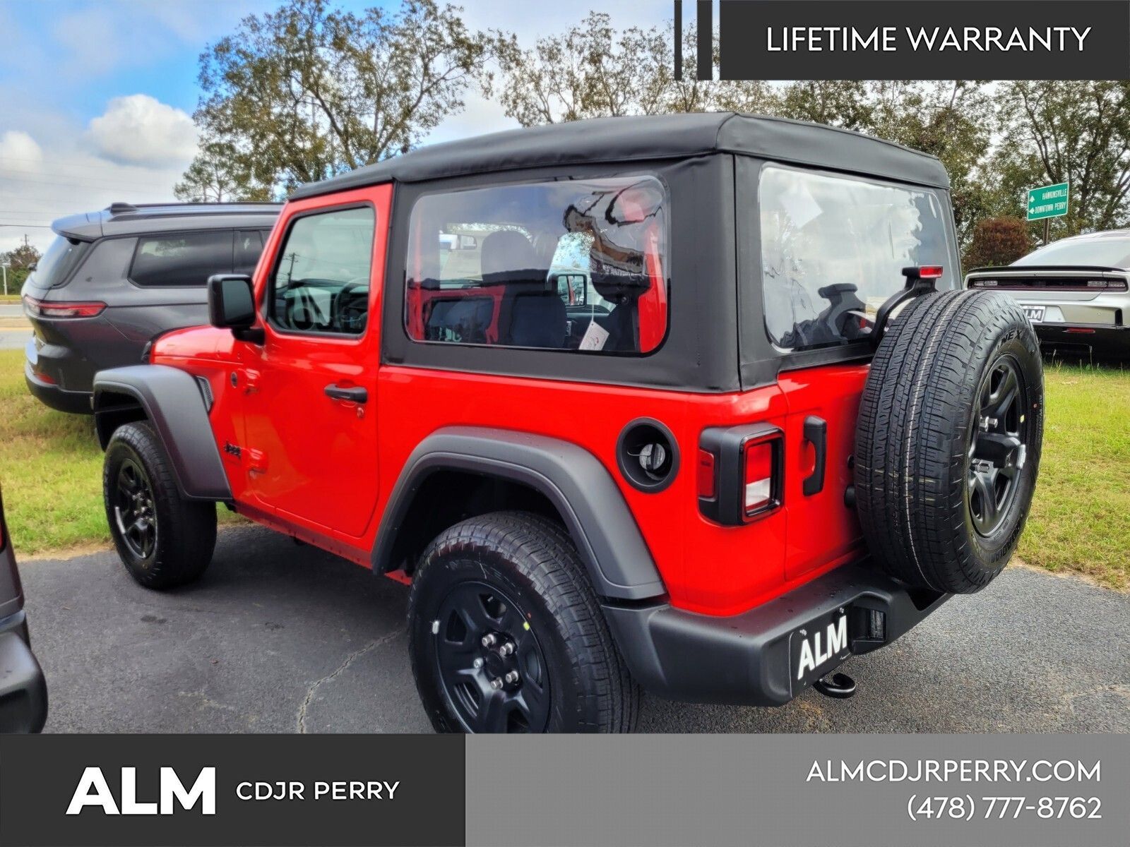 New 2026 Firecracker Red Clear-Coat Exterior Paint Jeep Sport image 11